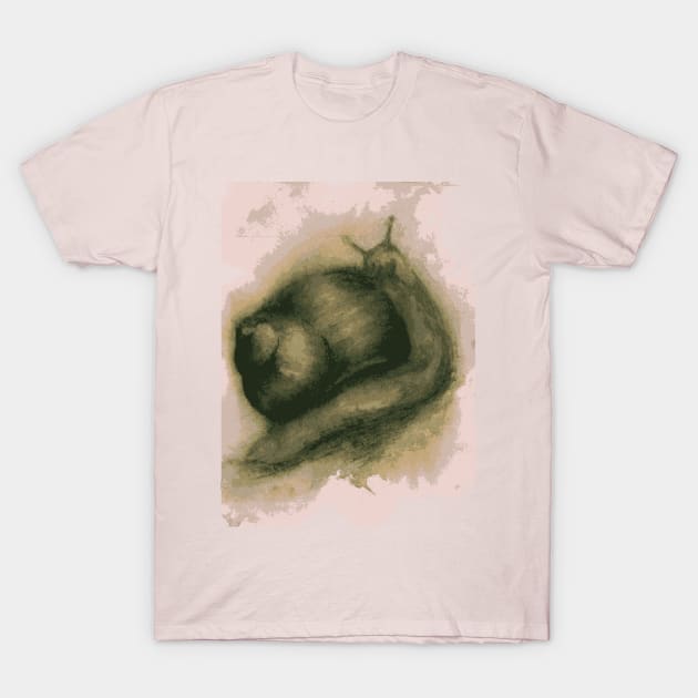 Snail watercolor T-Shirt by artbyluko